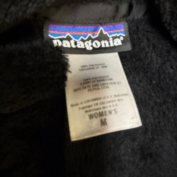 Patagonia Re-Tool Snap-T Fleece Pullover Women’s M Black EUC - Picture 4 of 8